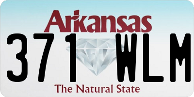 AR license plate 371WLM