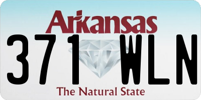 AR license plate 371WLN