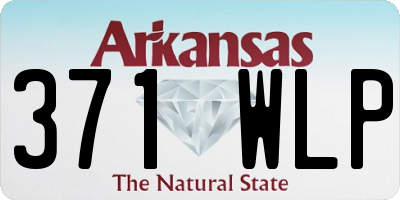 AR license plate 371WLP