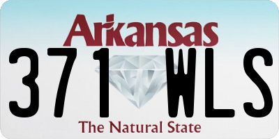 AR license plate 371WLS