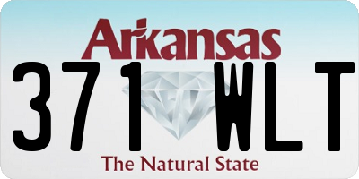AR license plate 371WLT