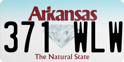 AR license plate 371WLW