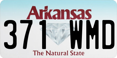 AR license plate 371WMD