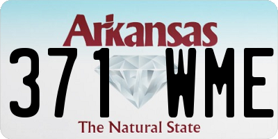 AR license plate 371WME