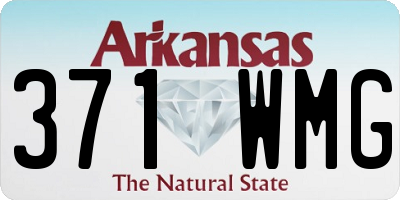 AR license plate 371WMG
