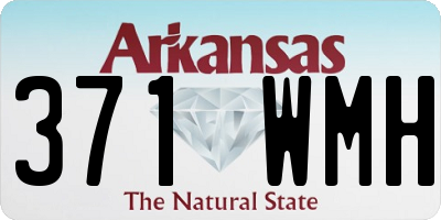 AR license plate 371WMH