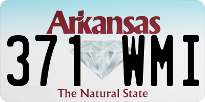 AR license plate 371WMI