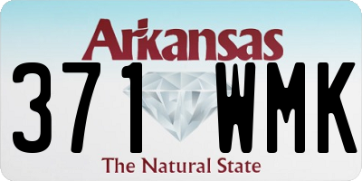 AR license plate 371WMK