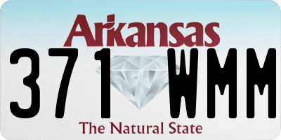 AR license plate 371WMM