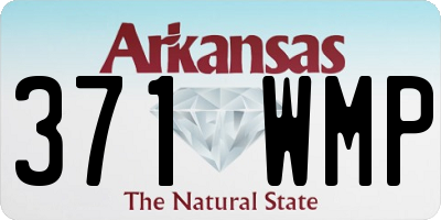 AR license plate 371WMP