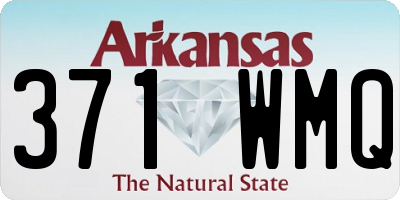 AR license plate 371WMQ
