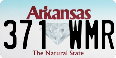 AR license plate 371WMR