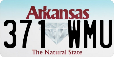 AR license plate 371WMU
