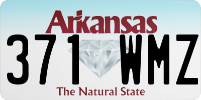 AR license plate 371WMZ