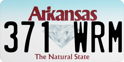 AR license plate 371WRM