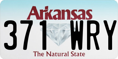 AR license plate 371WRY