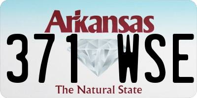 AR license plate 371WSE