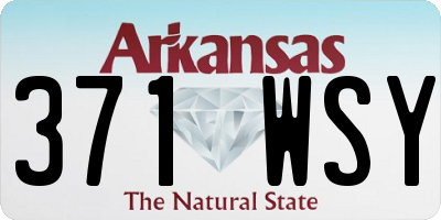 AR license plate 371WSY