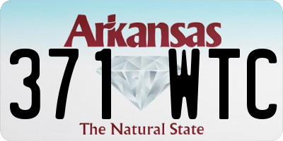 AR license plate 371WTC