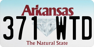 AR license plate 371WTD