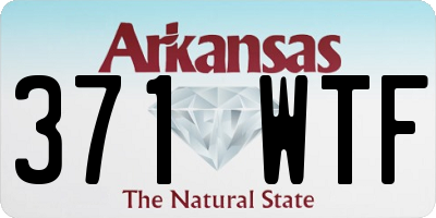 AR license plate 371WTF