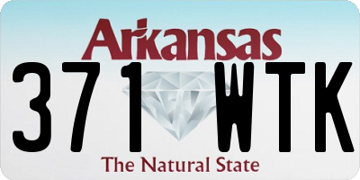 AR license plate 371WTK