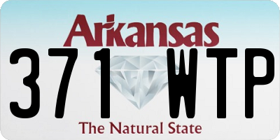 AR license plate 371WTP