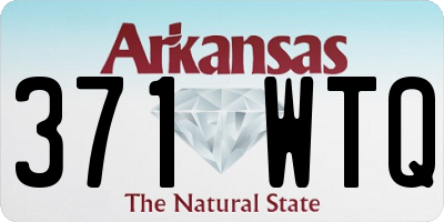 AR license plate 371WTQ