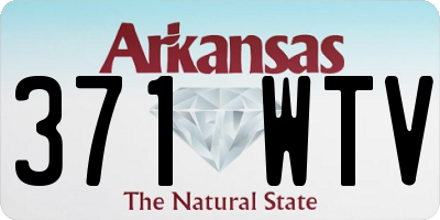 AR license plate 371WTV