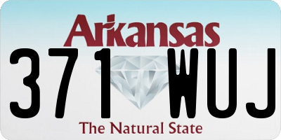 AR license plate 371WUJ