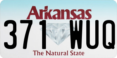 AR license plate 371WUQ
