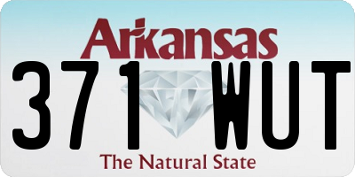 AR license plate 371WUT