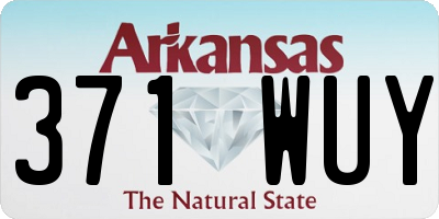 AR license plate 371WUY