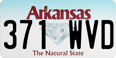 AR license plate 371WVD