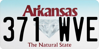 AR license plate 371WVE