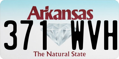 AR license plate 371WVH