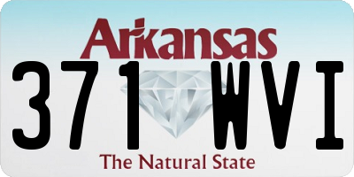 AR license plate 371WVI