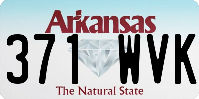 AR license plate 371WVK