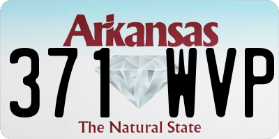 AR license plate 371WVP