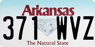 AR license plate 371WVZ