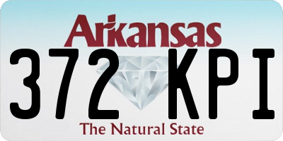 AR license plate 372KPI