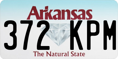 AR license plate 372KPM