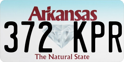 AR license plate 372KPR