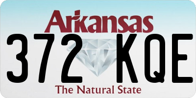 AR license plate 372KQE