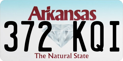 AR license plate 372KQI