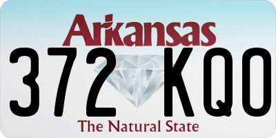 AR license plate 372KQO