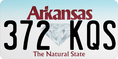 AR license plate 372KQS