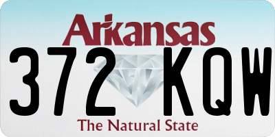 AR license plate 372KQW