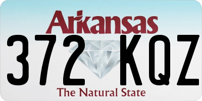 AR license plate 372KQZ