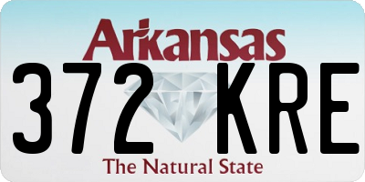 AR license plate 372KRE